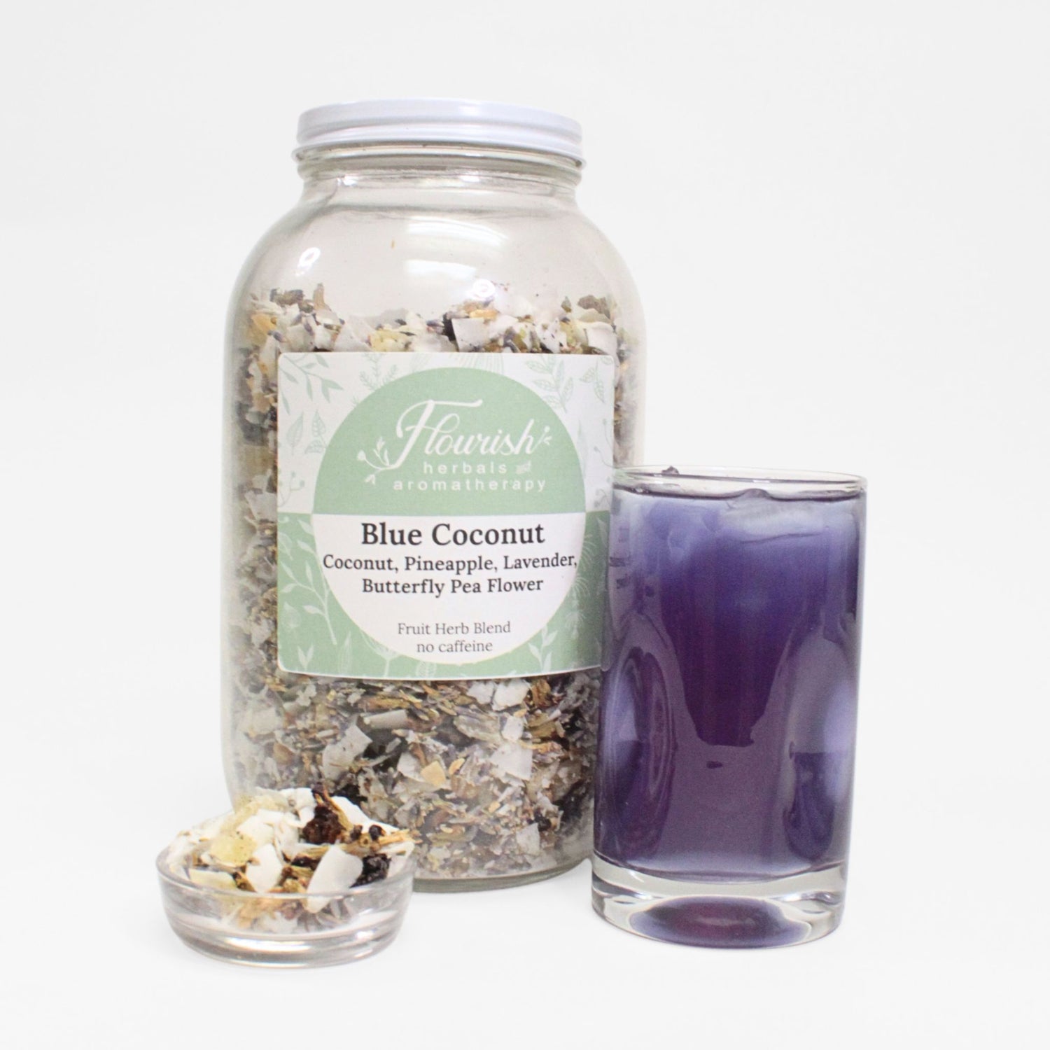 Blue Coconut Fruit Tisane