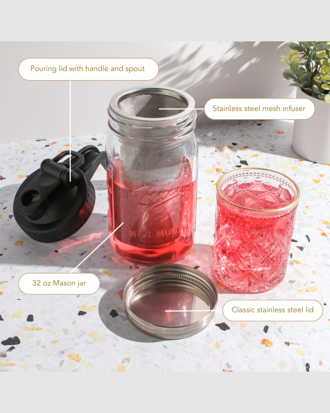 Cold Brew Iced Tea Pitcher