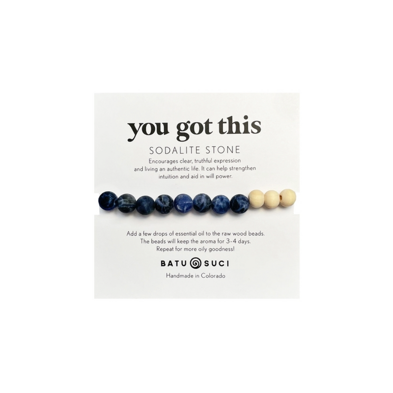 AromaStone Bracelet 'You got this"