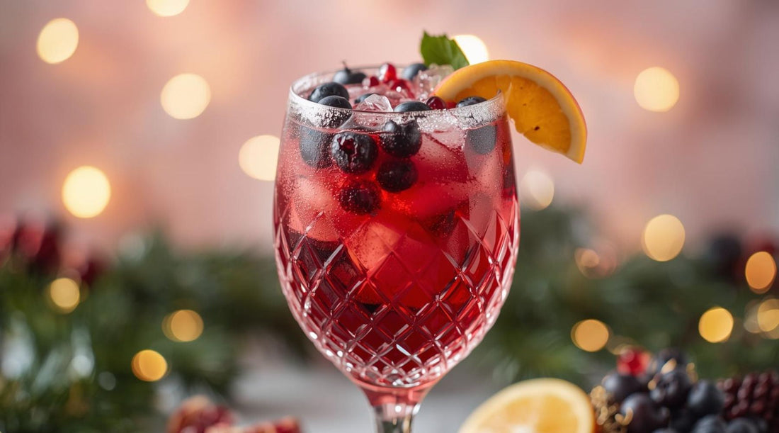 Berry Sangria Mocktail & Cocktail