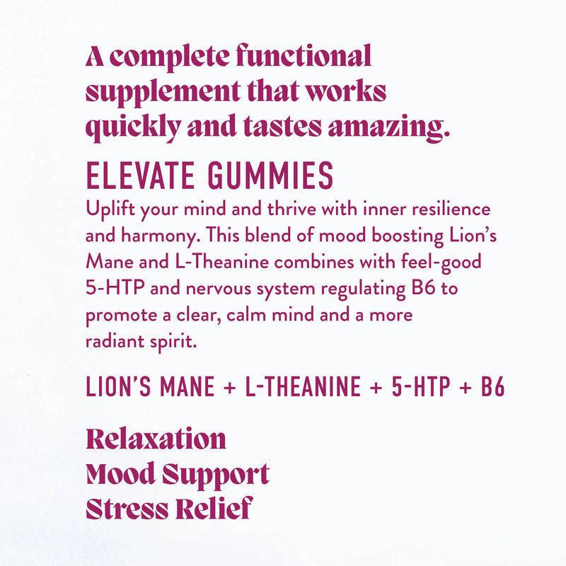 Elevate Mushroom Gummies by MicroJoy