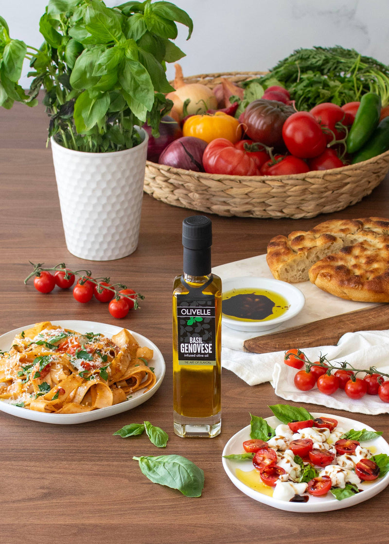 Basil Infused Olive Oil by Olivelle