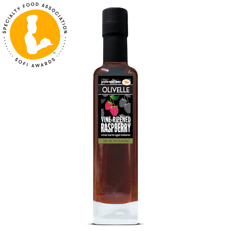 Raspberry White Barrel Aged Balsamic Vinegar by Olivelle