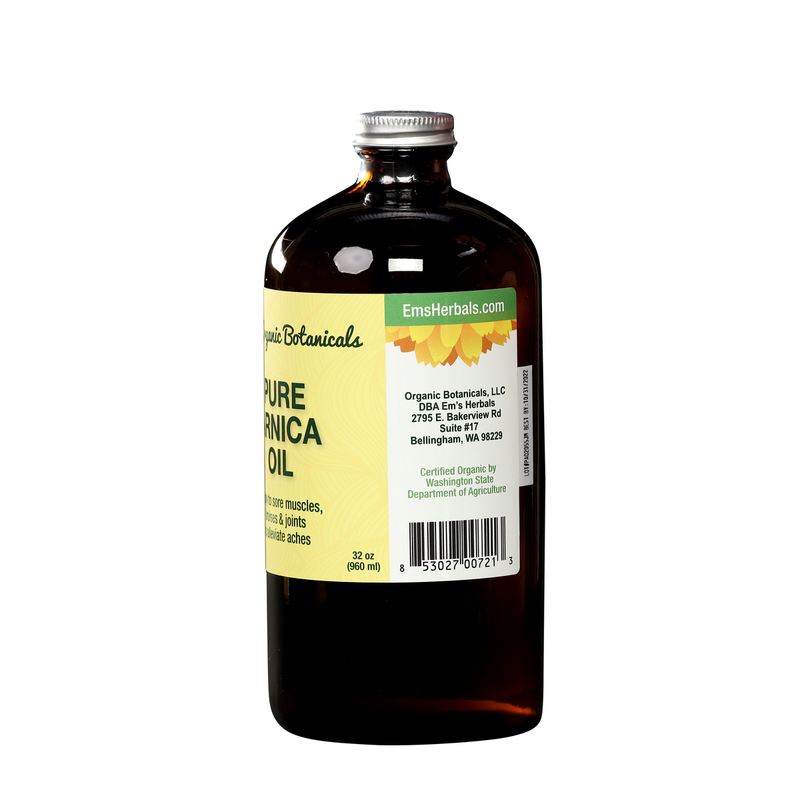 Pure Arnica Infused Oil: 8 oz Carton of 6 ea