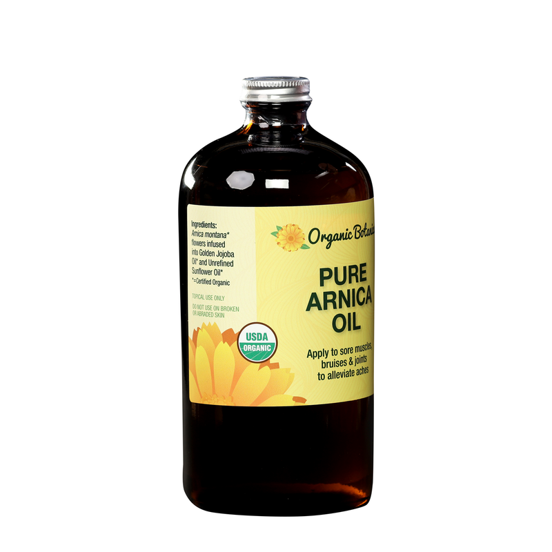 Pure Arnica Infused Oil: 8 oz Carton of 6 ea
