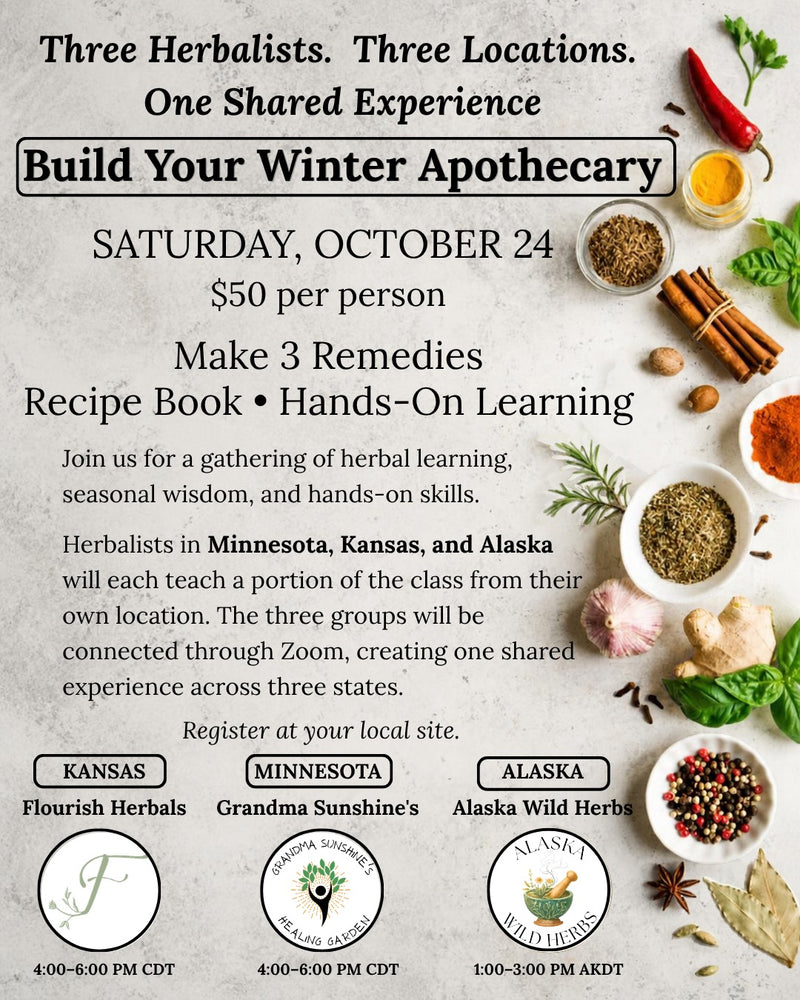 Building Your Winter Apothecary at Sat, Oct 24, 2026 04:00 PM CDT