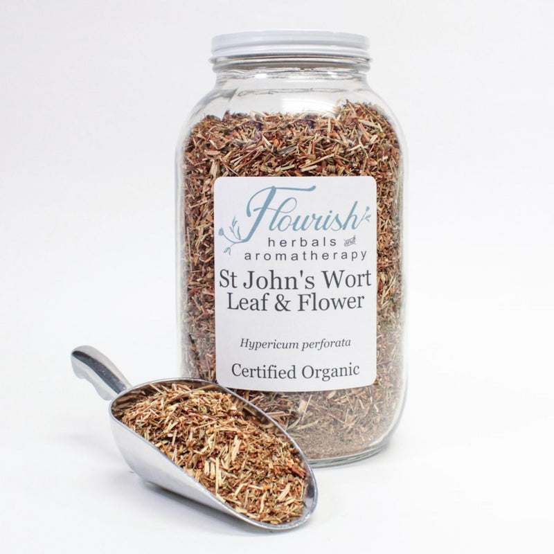 St Johns Wort Leaf-Organic Bulk 1oz