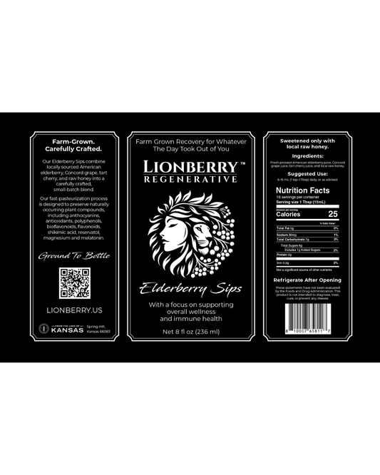 Elderberry Sips by Lionberry