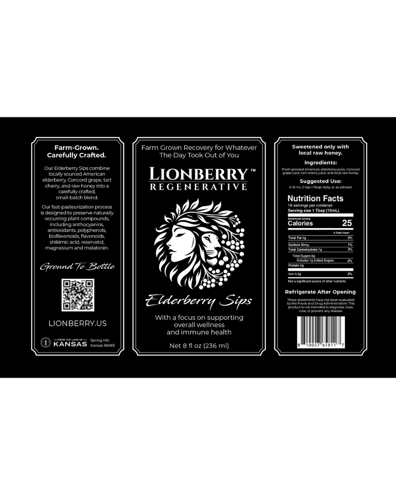 Elderberry Sips by Lionberry