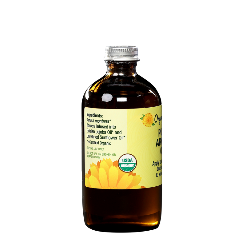 Pure Arnica Infused Oil: 8 oz Carton of 6 ea