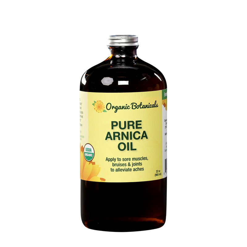 Pure Arnica Infused Oil: 8 oz Carton of 6 ea