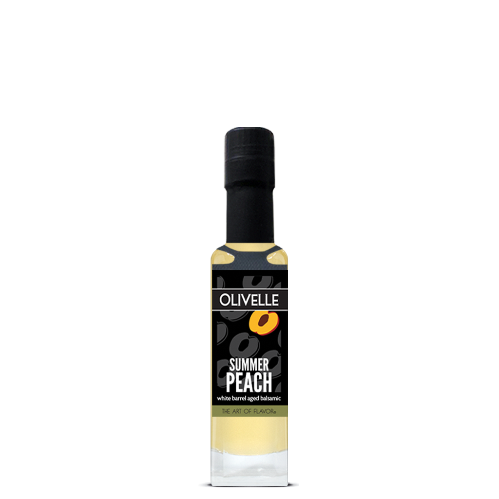 Summer Peach White Barrel Aged Balsamic Vinegar by Olivelle