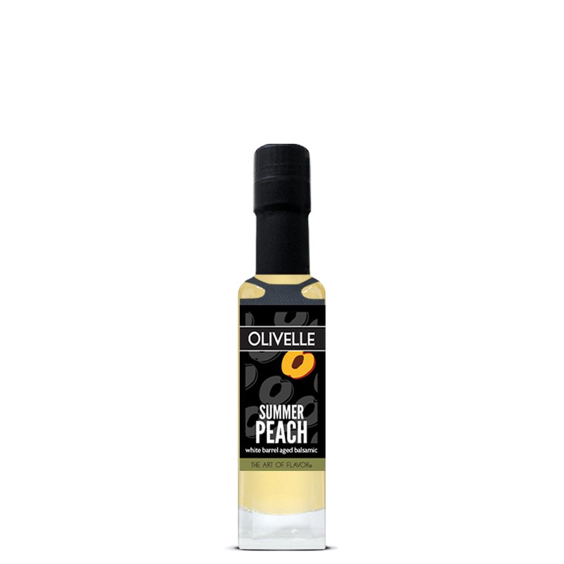Summer Peach White Barrel Aged Balsamic Vinegar by Olivelle