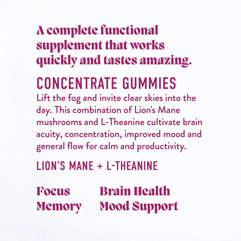 Concentrate Mushroom Gummies by MicroJoy