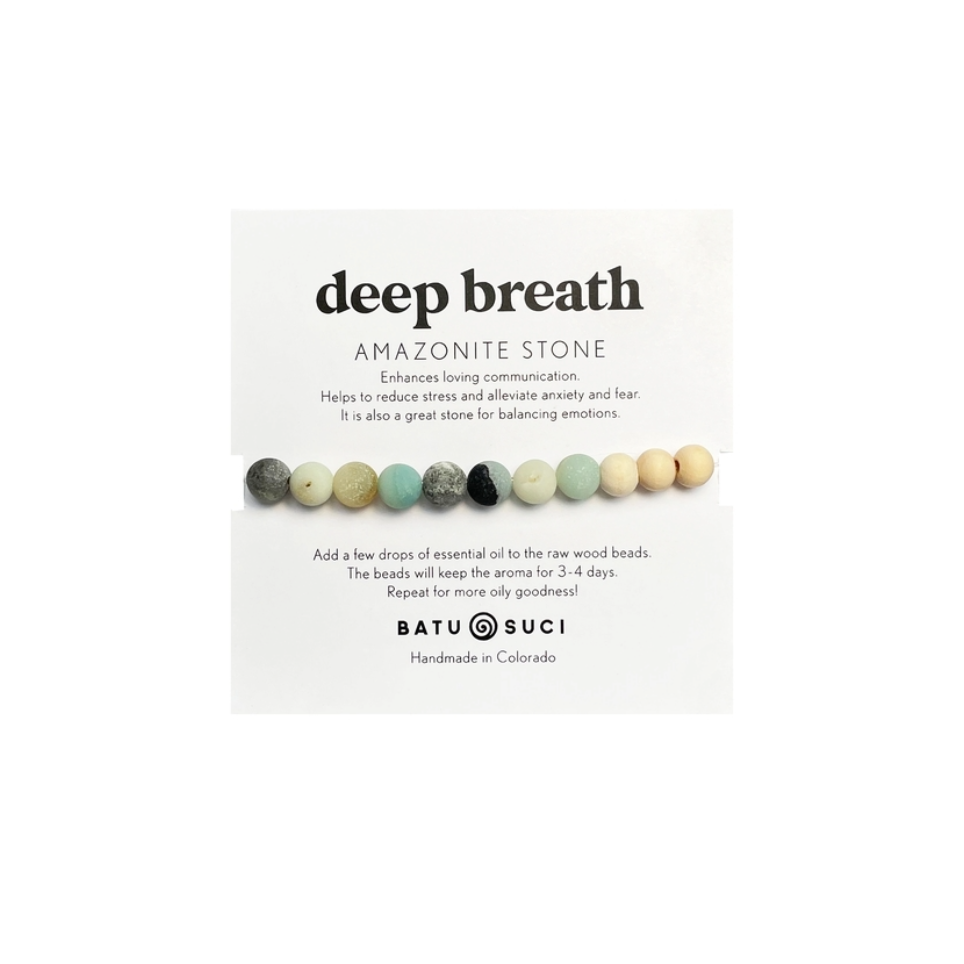 AromaStone Bracelet "Deep breath"