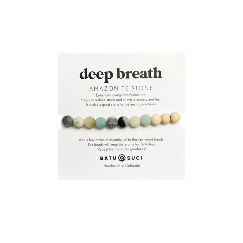 AromaStone Bracelet "Deep breath"