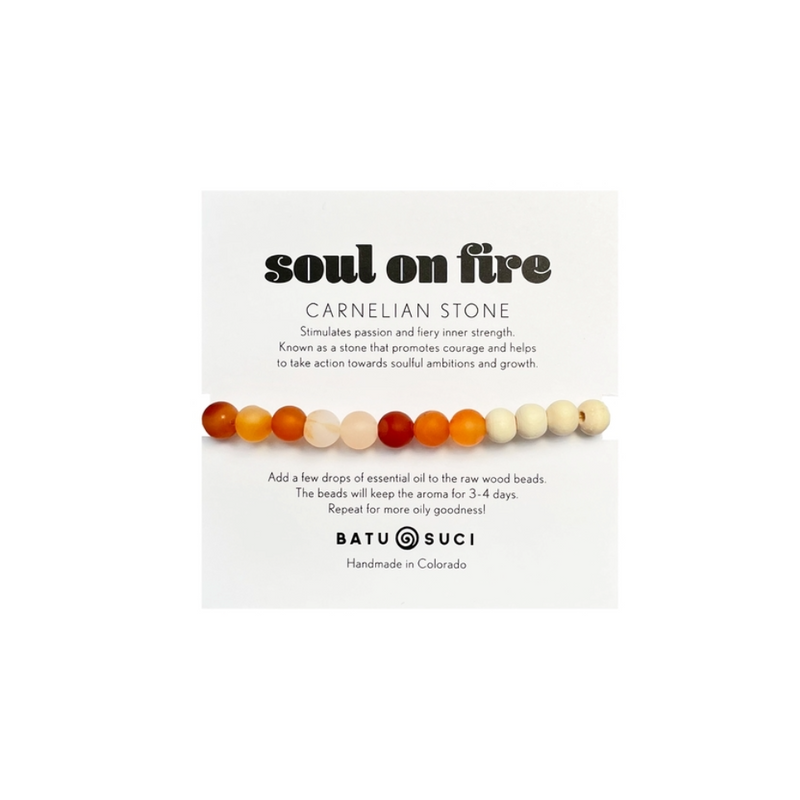 AromaStone Bracelet "Soul on fire"