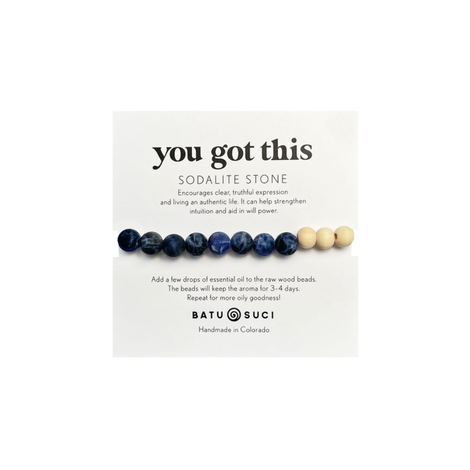 AromaStone Bracelet 'You got this"