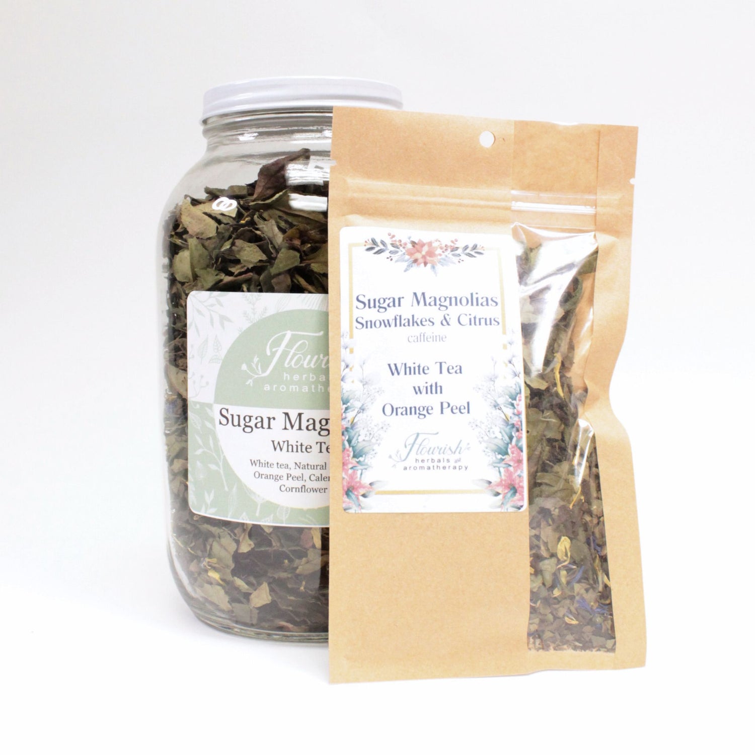 Magnolia Tea Sugar Magnolias White Tea | Flourish Herbals – Flourish Herbals ...